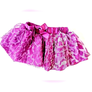 Purple Cheetah‎ Print Tutu Skirt 18 Months